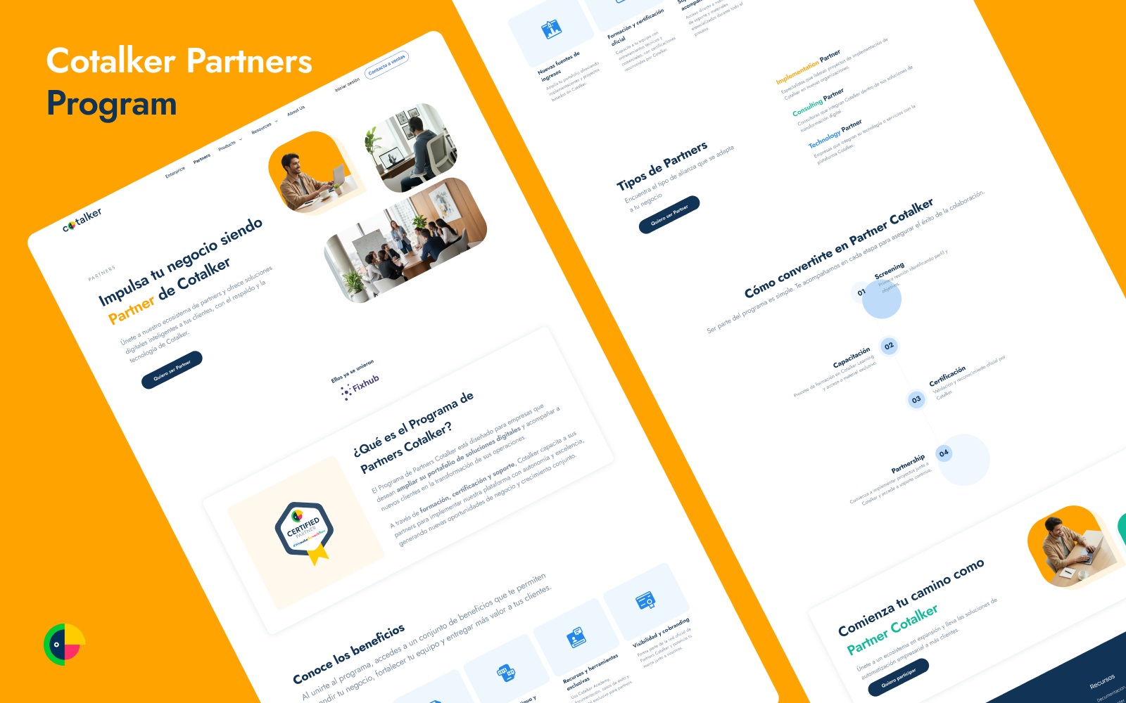 Página de Partners