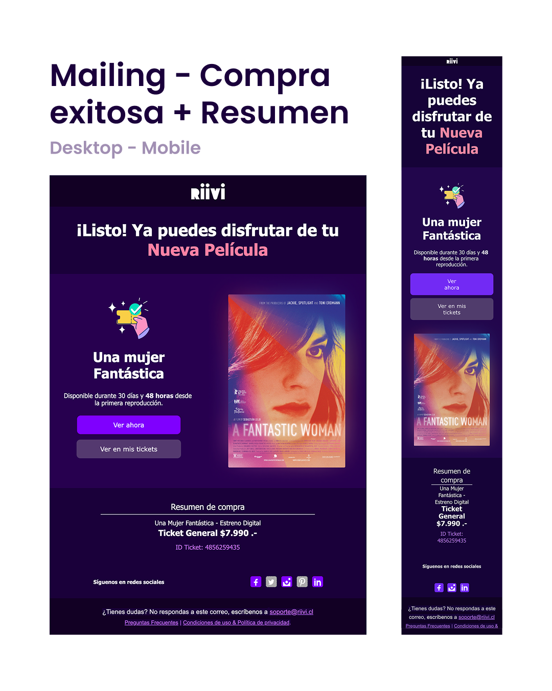 Campaña de estrenos