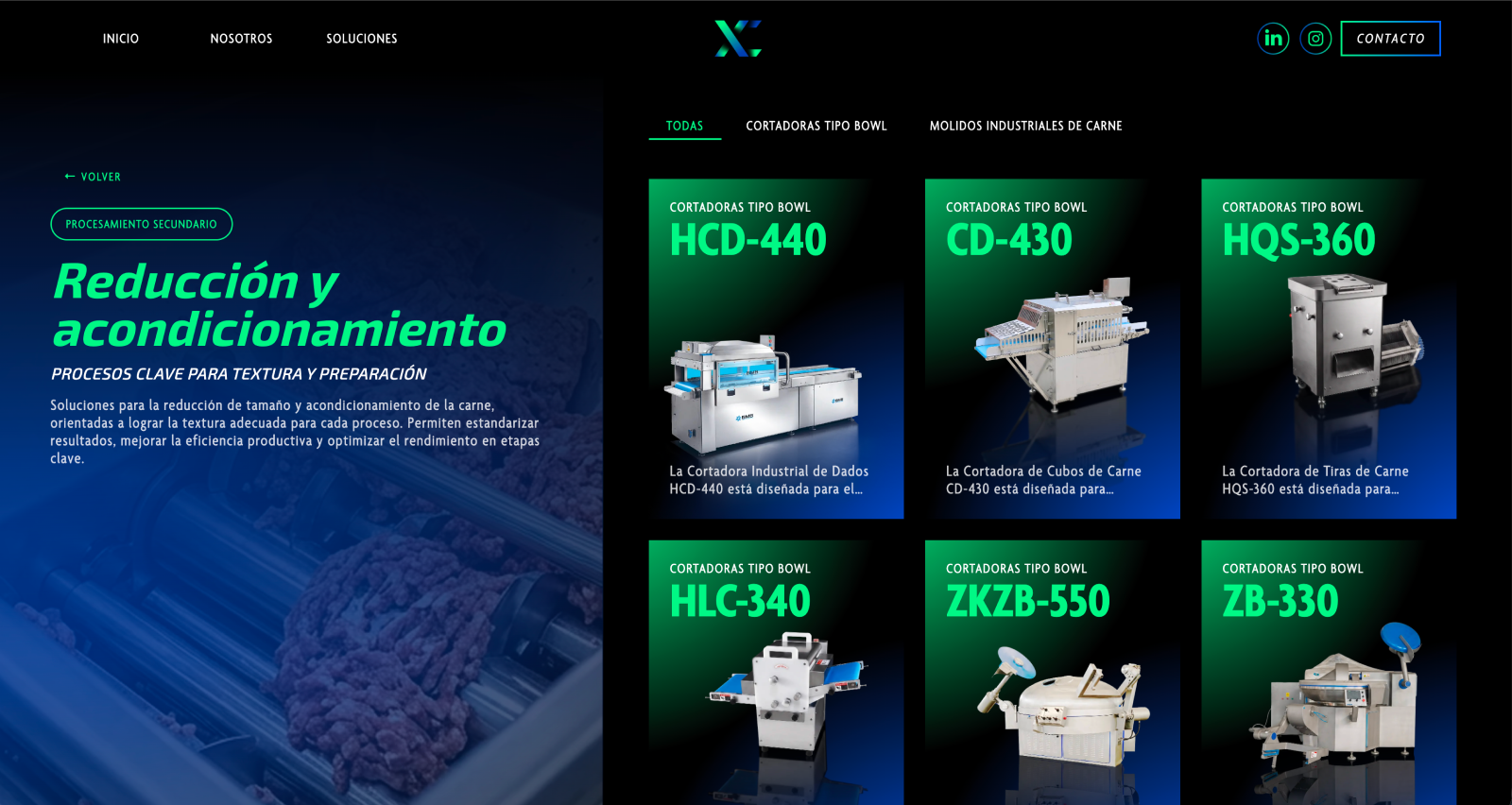 Categorías del portafolio